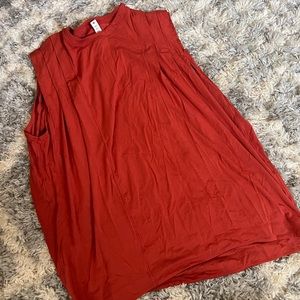 lululemon modal pleated shoulder tank top